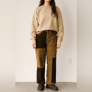 Twik Corduroy colorblock wide leg Pants size 25